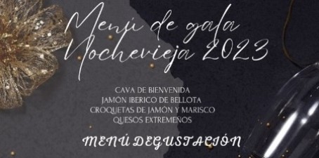 Rte. Candilejas. Menú Noche Vieja 2023