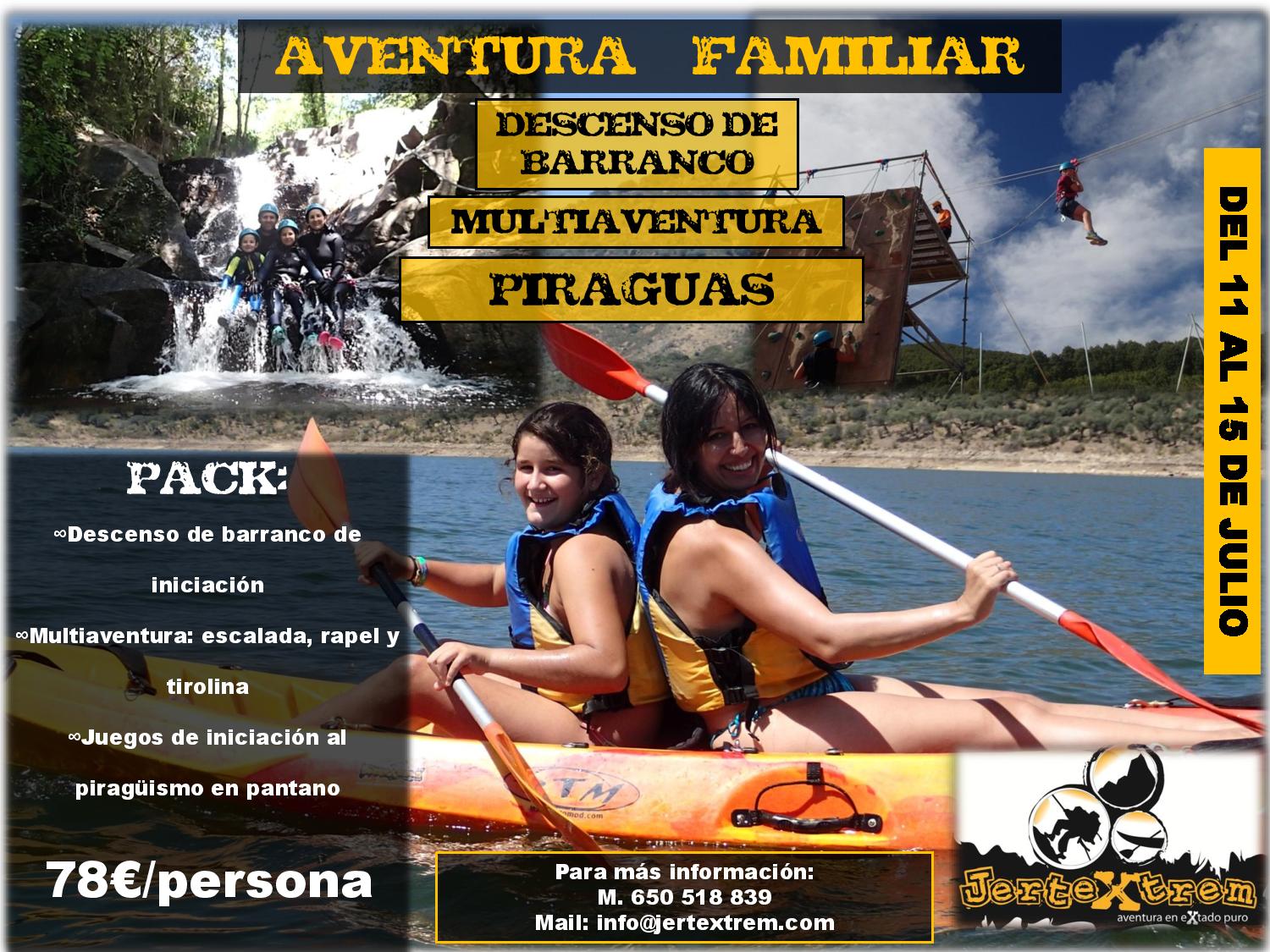 Aventura Familiar. Promoción limitada Jertextrem